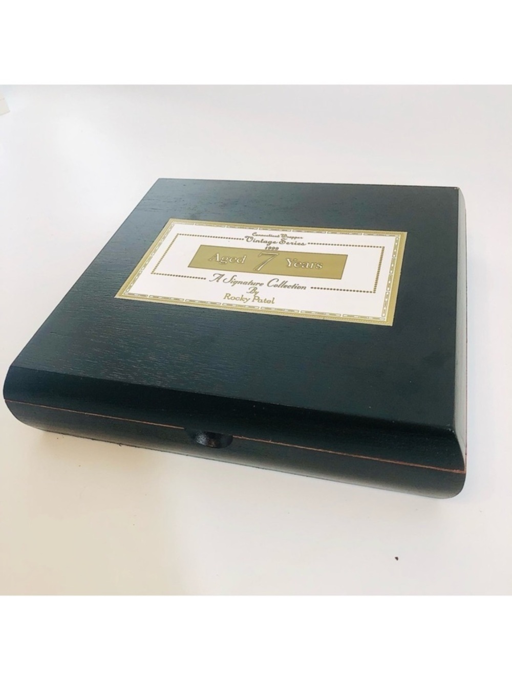 Rocky Patel Churchill Black Wooden Cigar Box
